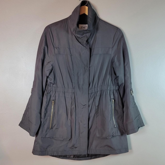 Black Windbreaker Jacket Size M - Picture 7 of 8